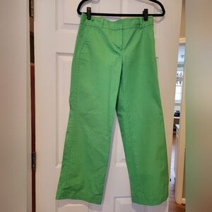 Lilly Pulitzer green pants, Size 4, EUC